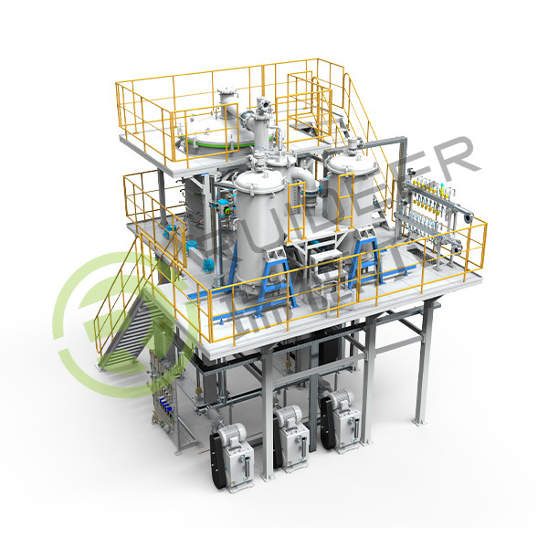 Cửa lò CVI Carbon Pyrolytic lớn thẳng đứng Trọng lượng trên/dưới với nhiệt độ làm việc tối đa 1300C