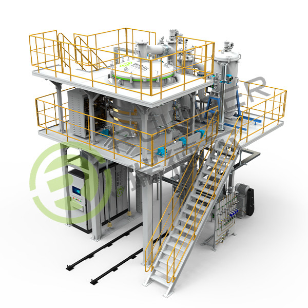 Cửa lò CVI Carbon Pyrolytic lớn thẳng đứng Trọng lượng trên/dưới với nhiệt độ làm việc tối đa 1300C