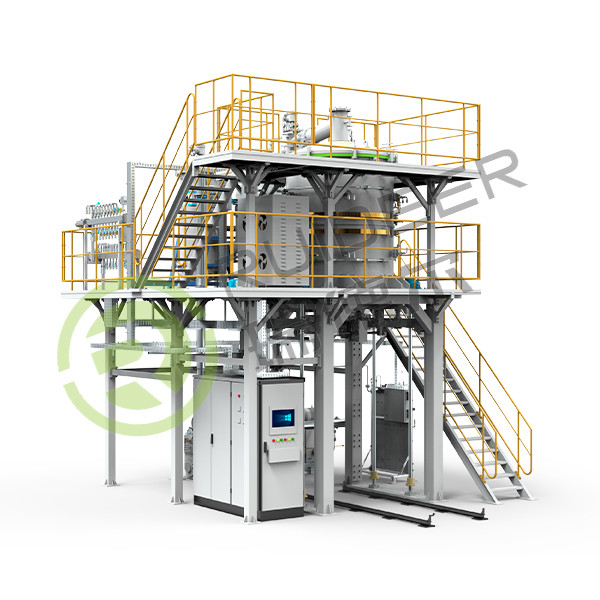 Cửa lò CVI Carbon Pyrolytic lớn thẳng đứng Trọng lượng trên/dưới với nhiệt độ làm việc tối đa 1300C