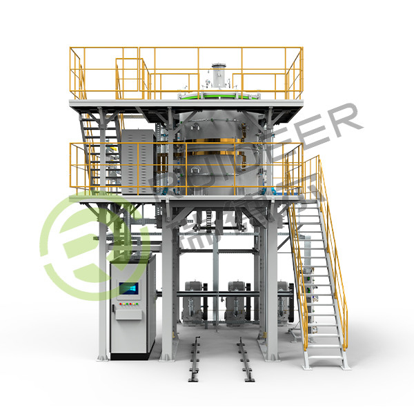 Cửa lò CVI Carbon Pyrolytic lớn thẳng đứng Trọng lượng trên/dưới với nhiệt độ làm việc tối đa 1300C