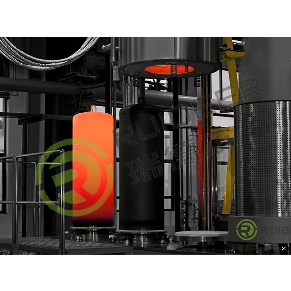 Lò bếp lớp phủ CVD có bánh bao bọc cuộn với các tiền thân CO và bộ phân phối khí giai đoạn thứ hai