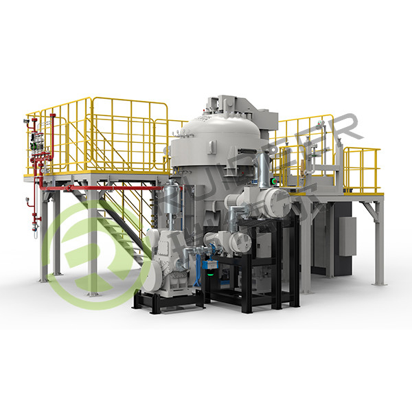 Lửa ngâm khí áp khí thẳng đứng đồng bộ cho nhiệt độ cao 2000C trong N2 khí nhập