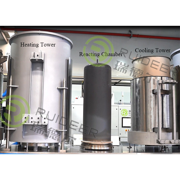 Thiết bị quá trình sơn nhiệt độ cao với tiền chất và khí quá trình TiCl4 AlCl3 CH3CN H2 N2 Ar CH4 CO CO2 HCl H2S