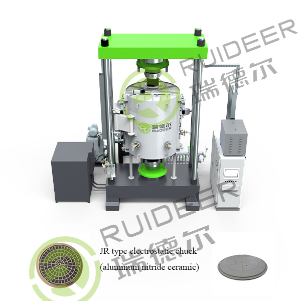 Kẹp tĩnh điện loại JR của lò thiêu kết ép nóng chân không (gốm nhôm nitride)