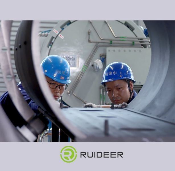 Lò thiêu kết chân không nhiệt độ cao tải trọng tối đa 1500Kg với nhiệt độ làm việc tối đa 1550C