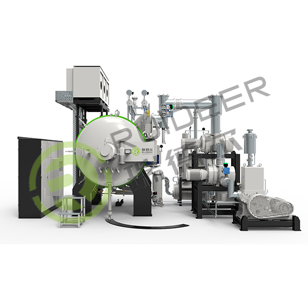 Lò nung Silicon Carbide theo chiều ngang hoặc chiều dọc với làm mát nhanh và mức chân không cao