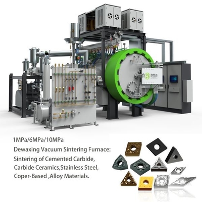 Cửa lò ngưng tụ áp suất khí cho các vật liệu hợp kim chính xác gốm thép không gỉ dựa trên đồng