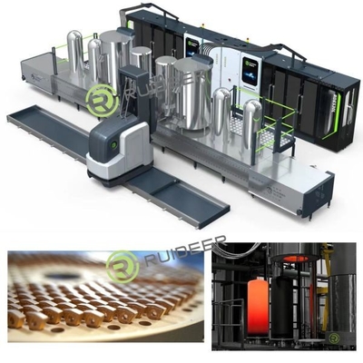 Cửa lò lắng đọng hơi chân không nhiệt độ cao với phạm vi nhiệt độ tối đa 1100C
