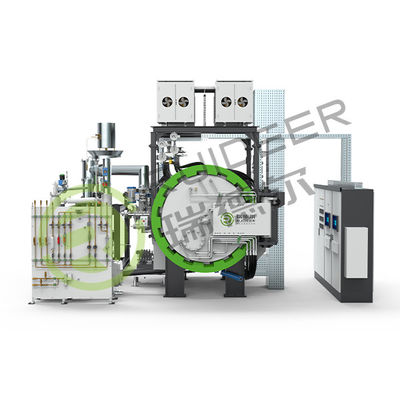 Cửa tùng kích thước tùy chỉnh lò xát kim loại với chế độ điều khiển nhiệt độ duy nhất và mức chân không lên đến 10 -3 Mbar